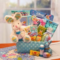 Little Cottontails Easter Activity Easter Basket - Blue