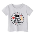 thumbnail image 1 of TZEWGL T-Shirts pour Enfants Imprimé Dessin Animé Col Rond Ample Manches Courtes Vêtements pour Filles Garçons Taille 8-9T, 1 of 4