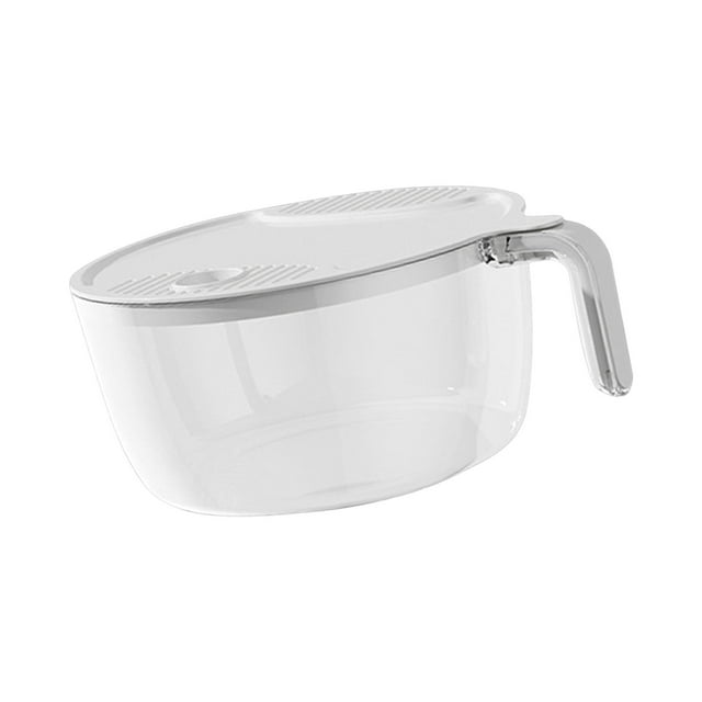 Colador Tamiz Cuenco para Frutas y Verduras Escurridor Accesorios de Cocina Lavado de Arroz Blanco S