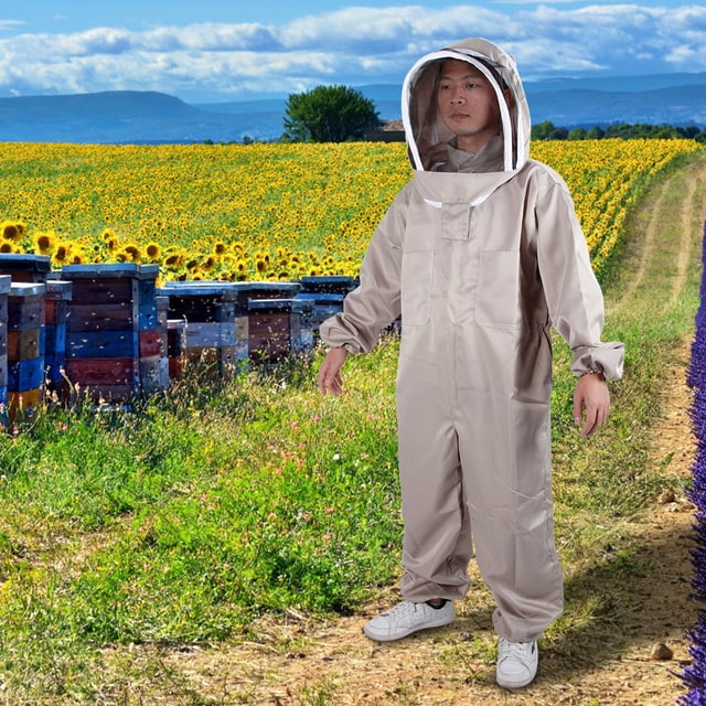 Traje de apicultura con capucha, traje de apicultor con capucha, un traje de apicultura, traje protector de apicultura probado profesionalmente