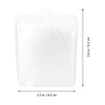 thumbnail image 2 of CTIRCHIU Cotton Pads Container 1Pack Elegant Design for Bathroom Organization 9.2x8.5cm, 2 of 8