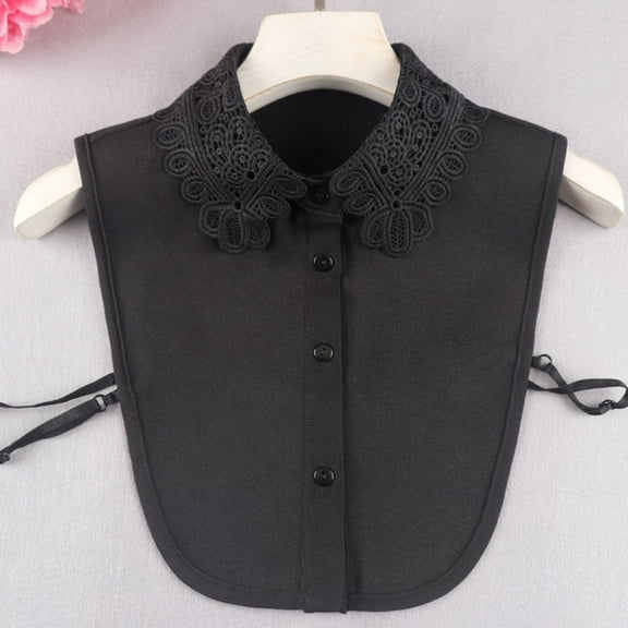 Yuwull Women Fake Collar Detachable Collar Blouse Half Shirts Faux False Collar