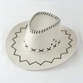 thumbnail image 2 of Toddler Cowboy Hat Western Style Wide Brim for Boys Girls Parties and Role - 1 PC Hat, 2 of 3