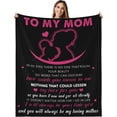 thumbnail image 1 of LHSHID Throws Blankets to My Mom Sofa Flannel Blanket Mother Gifts Birthday Gifts for Mom Blanket with Loving Mother Mom Gift Blankets from Daughter Son 30x40in, 1 of 6