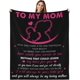 thumbnail image 1 of LHSHID Throws Blankets to My Mom Sofa Flannel Blanket Mother Gifts Birthday Gifts for Mom Blanket with Loving Mother Mom Gift Blankets from Daughter Son 30x40in, 1 of 6