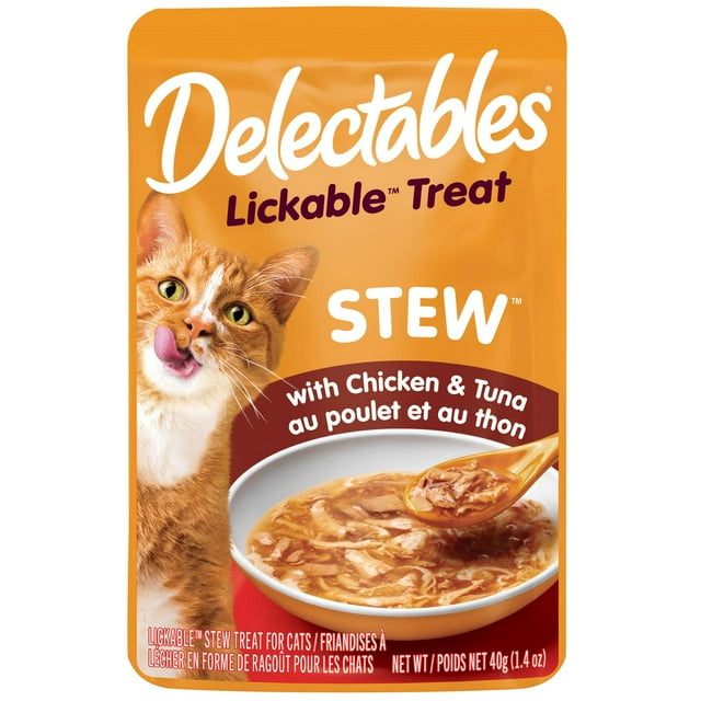 Hartz Delectables Stew Lickable Wet Cat Treat Chicken & Tuna 40g Pouch