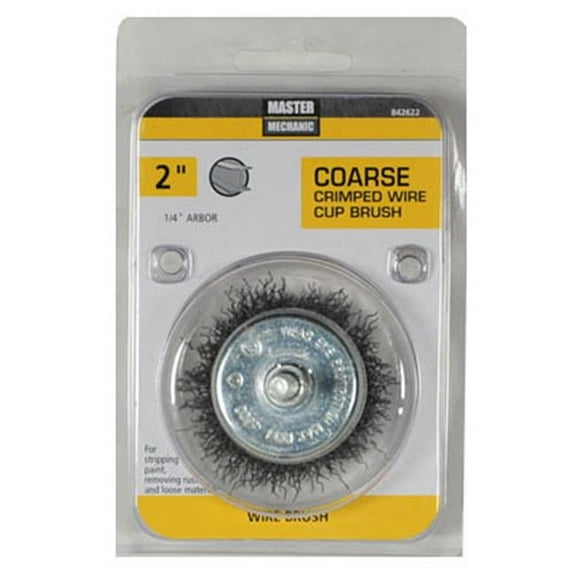 Disston 842622 2 in. Master Mechanic Coarse Utility Crimped Wire Cup Brush