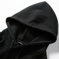 thumbnail image 5 of Dagegui Hooded Sweatshirts for Men Big and Tall Drawstring Pullover Sweatshirt Cotton Casual Loose Fit Hoodies with pocket Prime Day Deals Black 2XL, 5 of 8