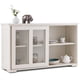 thumbnail image 1 of Costway Aparador de Cocina Armario de Almacenamiento Gabinete Consola con 2 Estantes 2 Puertas 106 x 33 x 62,5 cm Beige, 1 of 10