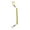 Yellow, variant on lanema Coiled Tether with Metal Clip for Pliers Boating 35cm Retractable Safety Lanyard