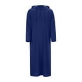 thumbnail image 5 of Mens Arabia Casual Long Sleeve Pocket Loose Robe Shirt Robe, 5 of 8