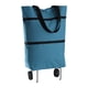 thumbnail image 1 of Carrito de compras plegable multifuncional con tirador manual, carrito de compras portátil compacto, bolsa, escalera, carrito de compras de supermercado, 1 of 5