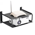 thumbnail image 1 of TV Top Shelf .Steel Floating TV Stand with Storage Boxes Monitor Shelf Media Boxes Game Console Router and Remote Control DVD Storage Shelves, 1 of 8
