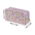 thumbnail image 4 of Unique Bargains 1Pcs Women Portable Sparkly Sequin Makeup Bag for Business Travel Vacation Polyester Assorted Color, 4 of 4