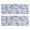 Blue Leaf Pattern, variant on Kitchen Rugs Sets Of 2,Blue Leaf Pattern Anti Fatigue Kitchen Mat Rugs Non Slip Washable,Decorative Kitchen Floor Mats for Kitchen,Sink,Laundry,17"X47"