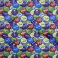 thumbnail image 1 of oneOone Cotton Poplin Twill Royal Blue Fabric Retro Bottle Soda Cap Sewing Fabric By The Yard Printed Diy Clothing Sewing Supplies 56 Inch Wide-2O, 1 of 6