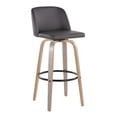 thumbnail image 4 of Toriano 30" Fixed-Height Bar Stool, Bar Chairs, Swivel Bar Stools, Bar Stools Set of 2, 4 of 6