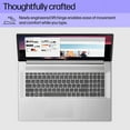 thumbnail image 5 of HP Newest 17 Laptop, 17.3" FHD Display, Intel Core i3-1215U Processor, 32GB RAM, 1TB SSD, Webcam, HDMI, Bluetooth, Type-C, Wi-Fi,Windows 11 Home in S Mode, Silver, 5 of 5