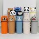 thumbnail image 4 of Cartoon Pencil Case Telescoping Pencil Bag Soft Silicone Pen Pouches Large Capacity Pencil Case Standing up Pen Case, 4 of 5