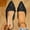 Black, variant on Women's Lace Backless Pointed Toe Slip On Loafers Flats Embroidery Mule Slippers Shoes White 9.5(43)