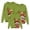 Green_001, variant on SUXIAN Kids Christmas Sweatshirt, Long Sleeve Reindeer Print Crewneck Pullover, Holiday Top