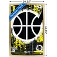 thumbnail image 3 of NBA Utah Jazz - Maximalist Logo 23 Wall Poster, 22.375" x 34" Framed, 3 of 5