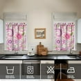thumbnail image 3 of Vintage Rustic Curtains 36 Inch - 3 Panel Bohemian Floral Farmhouse Set with Wildflowers, Rod Pocket Kitchen Drapes, 3 of 5