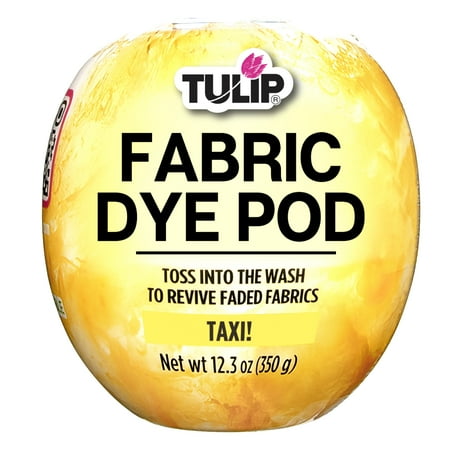 Tulip Fabric Dye Pod Taxi! (Yellow) 12.03 oz , New Dye for Washing Machines
