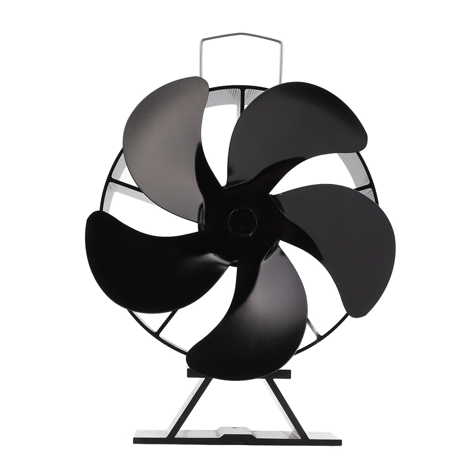 Heat Powered Stove Fan Blades Wood Burning Fireplace Fan