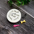 thumbnail image 4 of 2 Pcs Mini Tie Bow Candy Chocolate Silicone Mold Beard Fondant Cake mould by Runloo, 4 of 4