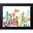 thumbnail image 2 of Boho Hue Studio 14x12 Black Modern Framed Museum Art Print Titled - Florals 5, 2 of 5