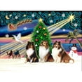 thumbnail image 3 of CafePress - Xmasmagic/3 Shelties(T3) Large Mug - 15 oz Ceramic Large White Novelty Mug, 3 of 4