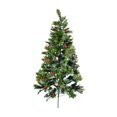 thumbnail image 2 of ALEKO Multicolore Pré-Éclairé Bluetooth Artificiel Musical Arbre de Noël Vert, 2 of 10