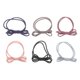 thumbnail image 3 of 6pcs Two Layers Stretch Hair Ties Elastic Knot Bowknot Hair Ring Ponytail Holders Hair Accessories for Women Girls (Mixed Color), 3 of 4