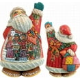 thumbnail image 2 of G.Debrekht 516512 Derevo Collection Christmas Chorus Santa 6 in., 2 of 3