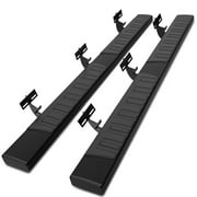 LEDKINGDOMUS 6 inches OE Style Running Board Nerf Bars Side Steps for 2018-2024 Jeep Wrangler JL 4-Door Black