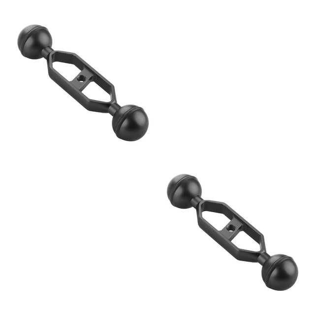 Sidaley 5 7 9 11 pulgadas cabeza de bola doble 1 adaptador de articulación brazo de extensión para abrazadera de mariposa subacuática montaje Type5 NO5