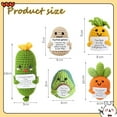 thumbnail image 3 of Positive Potato - Emotional Support Vegetables, Handmade Positive Vegetables with Positive Card, 5Pcs, 3 of 8