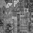 thumbnail image 1 of Ahgly Company Indoor Square Abstract Gray Modern Area Rugs, 5' Square, 1 of 4