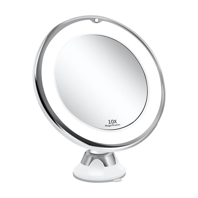 360 Degree Rotation 10X Magnifying Makeup Mirror My Flexible Mirror Folding Vanity Mirror With LED Light Makeup Tools Dropship ,Widely Use