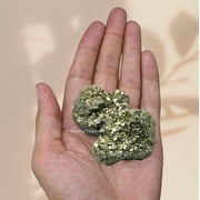 Pyrite Crystal Raw Stones (2 Pieces)