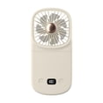 thumbnail image 2 of Mini ventilador portátil ajustable para colgar, plegable, pequeño, personal, de mano, para interiores y exteriores, playa, verano, hogar y viajes., 2 of 8
