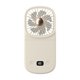 thumbnail image 1 of Mini ventilador portátil para colgar, pequeño ventilador personal de escritorio para mochileros, camping, soporte para teléfono Blanco, 1 of 9