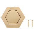 thumbnail image 1 of Shisuyan Drawer Knob Golden 1 Set 2 Inch Chinese Style Furniture Accessory, 1 of 9