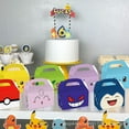 thumbnail image 2 of 24pcs Cartoon Pokemon Birthday Party Gift Bags Goodie Bags, Boy Party Supplies for Theme Party Decoration Supplies, 2 of 4