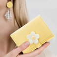thumbnail image 5 of Simple And Cute Small Flower Student Wallet, Fashionable Three-fold Ladies Wallet Pink, 5 of 5