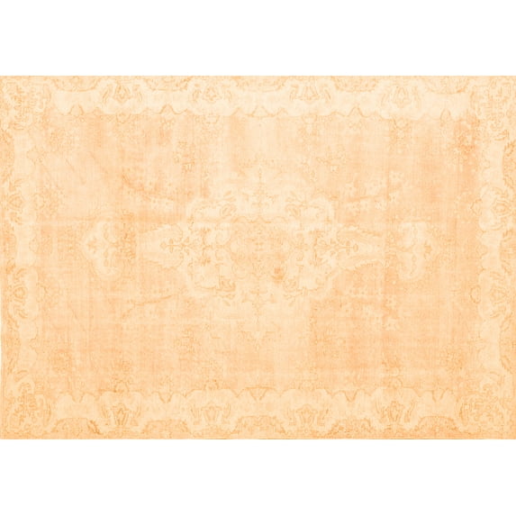 Ahgly Company Indoor Rectangle Persian Orange Traditional Area Rugs, 2' x 5'
