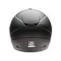 MMG Adult Full Face Helmet DOT – Matte Black X-LARGE (with Spare Shield) Model 26