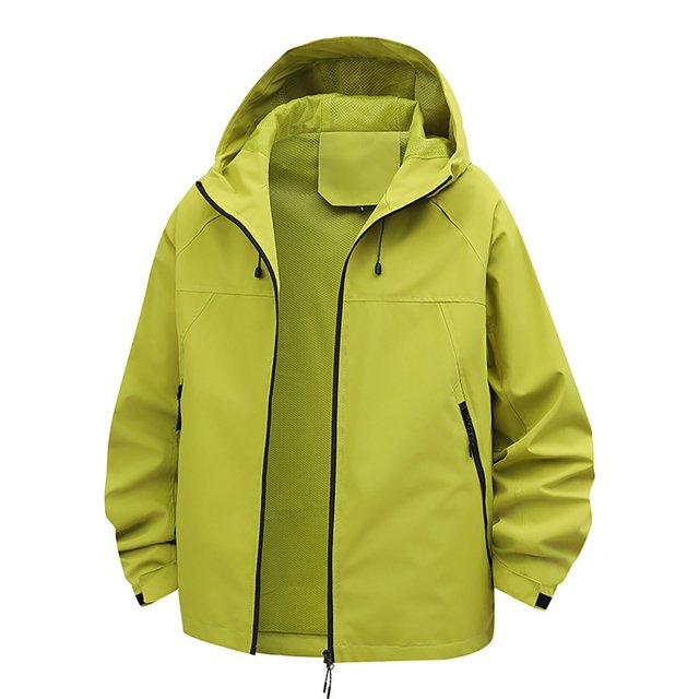 iHPH7 Manteau de Pluie de Randonnée Femme Mode Automne Manteau de Pluie Femme Imperméable Manteau de Pluie Femme Manteau d'Extérieur Manteau de Pluie Femme avec Capuchon Tenues d'Automne pour Femme Vert m