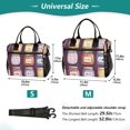thumbnail image 4 of FORMRS Insulated Lunch Bag Unisex Large Capacity with Shoulder Strap, Purple Jam, 4 of 6